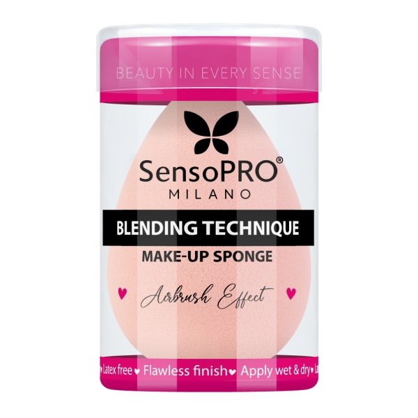 Burete Machiaj Blending Technique SensoPRO Milano, Baby Pink
