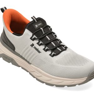 Pantofi sport RIEKER gri, 6153, din material textil