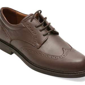 ca457fb961aad76cf13f84e411172887feab3790261cf6a67cb252e95ffc81f7.jpeg Pantofi eleganti BITE THE BULLET maro, RM108, din piele naturala