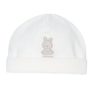 Caciulita bebe Chicco din velur, Alb, 00306-69MFCI