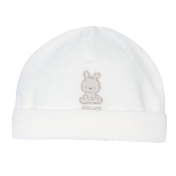Caciulita bebe Chicco din velur, Alb, 00306-69MFCI