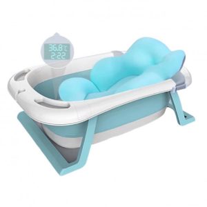 cadita-pliabila-cu-suport-buretat-si-termometru-pentru-bebelusi-bleu-4329-187637.jpg Cadita pliabila cu suport buretat si termometru, pentru bebelusi, bleu