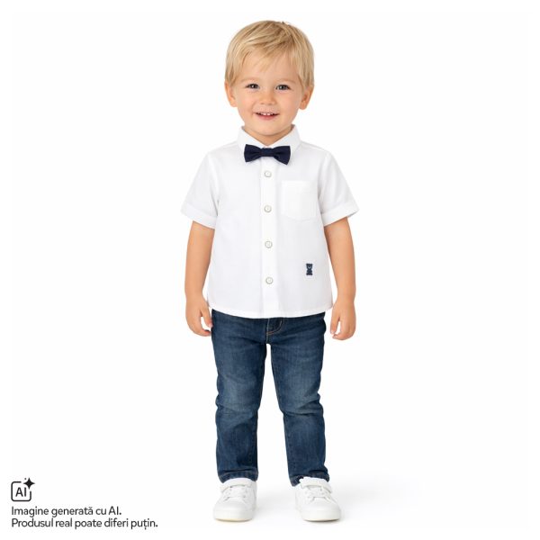 camasa-copii-chicco-cu-papion-alb-cu-model-01710_59603_5_17731221326611.jpg Camasa copii Chicco cu papion, Alb cu model, 01710-70MFCO