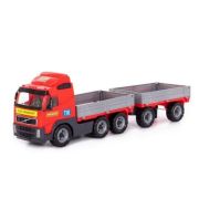 camion-cu-remorca-volvo-powertruck-01.jpg Camion cu Remorca Volvo PowerTruck, 77x19x25 cm, Wader