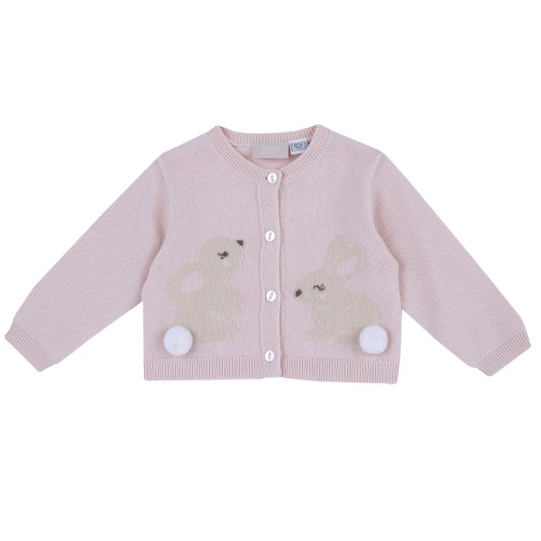 Cardigan bebe Chicco tricotat, Roz, 00186-69MFCO