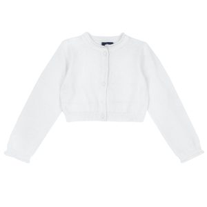 Cardigan copii Chicco tricotat, Alb 2, 05455-66MC