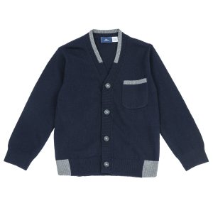 Cardigan copii Chicco tricotat, albastru inchis, 00023-69MC