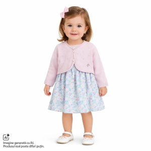 Cardigan copii Chicco tricotat, Roz, 01839-70MFCO