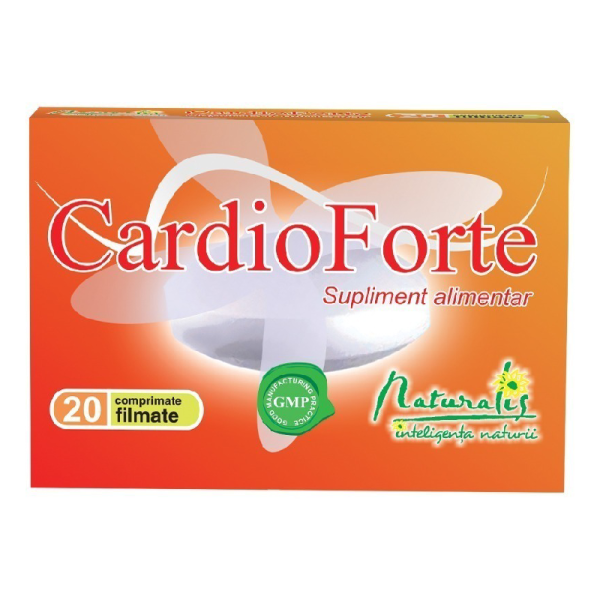 cardioforte-naturalis.png Cardioforte, 20 comprimate, Naturalis