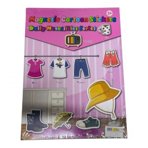 Carte magnetica cu activitati educative, cu piese puzzle si tablita de scris magnetica, cu marker, Activitati zilnice