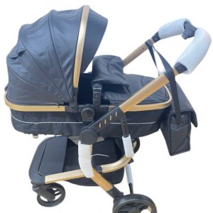 Carucior 2 in 1cu maner reversibil, transformabil landou-sport, 518 Negru