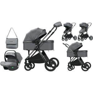 carucior-3-in-1-luxmom-a4-negru-dublu-reversibil-cu-scoica-copie-644702.jpg Carucior 3 in 1 Luxmom A4, Gri, Dublu Reversibil cu Scoica