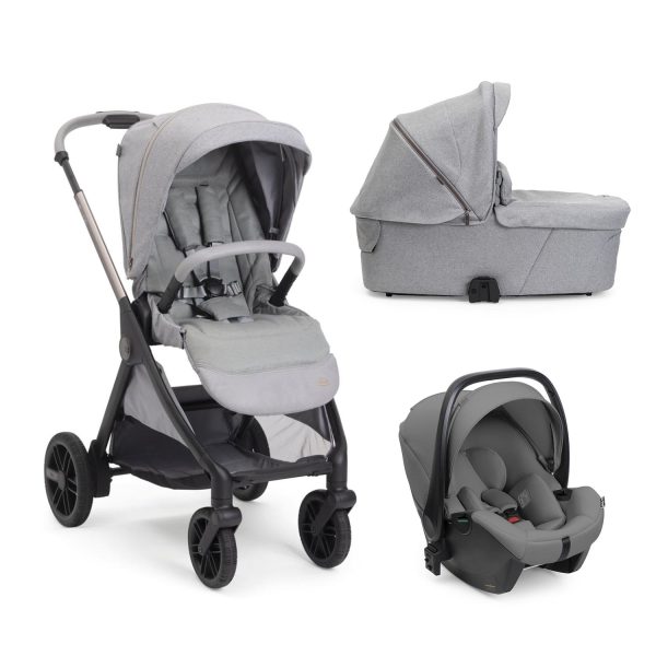 Carucior copii 3 in 1 Chicco Bellagio 2, Lunar Rock (gri deschis), 0luni+