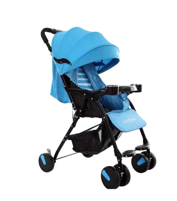 Carucior sport 210S albastru, ultra usor, pliabil, 3 pozitii