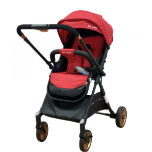 Carucior sport, cu maner reversibil, pliabil si troler, T700 For Angel, Rosu