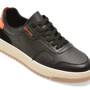 Pantofi sport GRYXX negri, 59638, din piele naturala