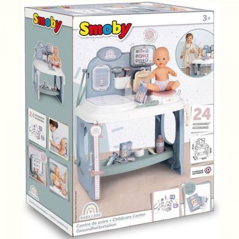centru-de-ingrijire-pentru-papusi-smoby-baby-care-center-albastru-cu-accesorii-7.jpg Centru de ingrijire pentru papusi Smoby Baby Care Center albastru cu accesorii