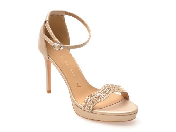 cf4f19f4b20abb9b79f421ad8e990abdfe8acf9f7da16c54836b95245128b319.jpeg Sandale elegante EPICA aurii, 912506, din piele ecologica