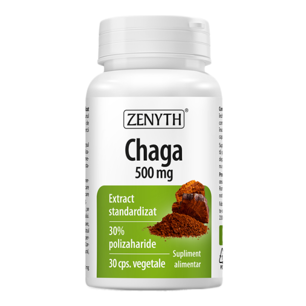 chaga-extract-30-capsule-zenyth.png Chaga, 500 mg, 30 capsule, Zenyth