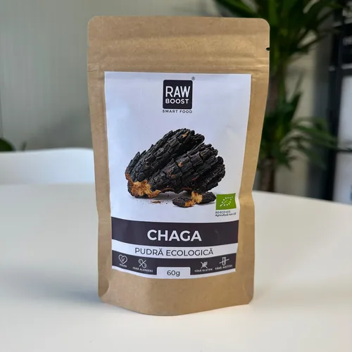 chaga-pudra-eco-2.webp Chaga Pudră ECO - Puternic Antioxidant și Imunomodulator Natural, 60g | Rawboost