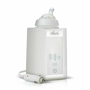 Incalzitor auto, Chicco, Portabil, Pentru biberoane, 5 moduri de utilizare, Mentine temperatuta 1 h, Alb