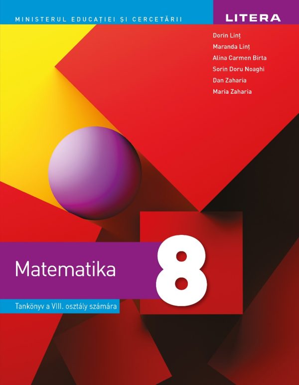 Matematică. Manual în limba maghiară. Clasa a VIII-a