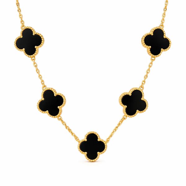 Colier Van Luxy Black Gold