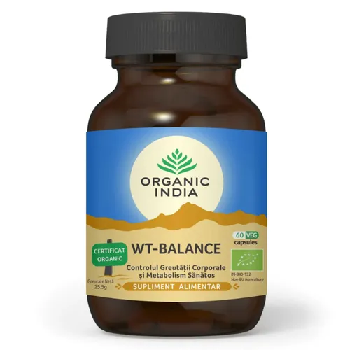Wt-Balance™ Metabolism Sănătos 60cps ECO| Organic India
