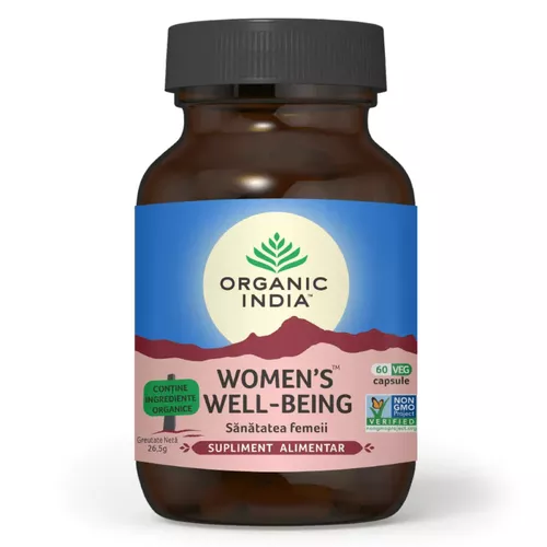 Women's Well-Being Sănătatea Femeii 60 cps | Organic India