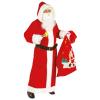 Costum de catifea Mos Craciun XL SUPER DELUXE SANTA CLAUS
