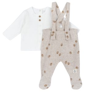 Costumas bluza si salopeta bebe Chicco, botosei, Multicolor, 00610-69MFCI