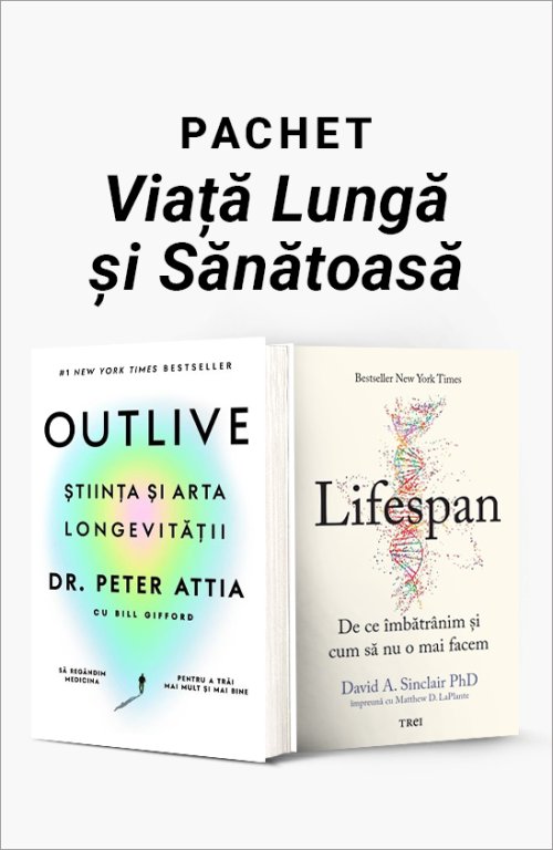 Pachet Viață Lungă și Sănătoasă. Outlive/Lifespan - Dr. Peter Attia