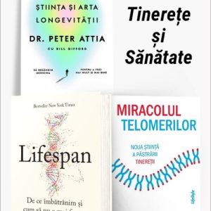 Pachet Tinerețe și Sănătate. Outlive/Lifespan/Miracolul telomerilor - Dr. Peter Attia