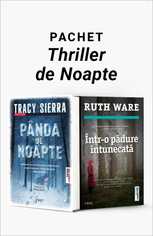cover-8408.jpg Pachet Thriller de Noapte. Pânda de noapte/Într-o pădure întunecată - Tracy Sierra