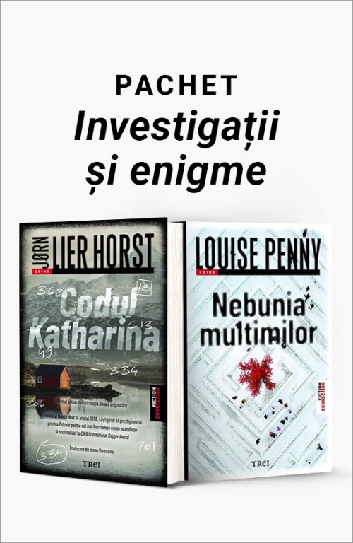 Pachet Investigații și enigme. Codul Katharina/Nebunia mulțimilor - Jørn Lier Horst