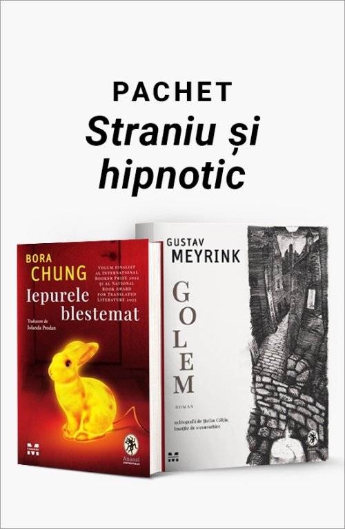 cover-8428.jpg Pachet Straniu și hipnotic. Iepurele blestemat/Golem - Bora Chung