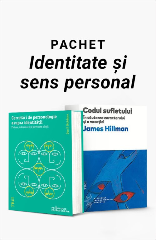 cover-8602.jpg Pachet Identitate și sens personal. Cercetări de personologie asupra identității/Codul sufletului - Dan P. McAdams