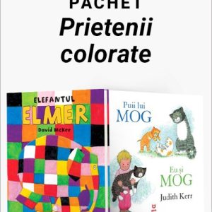 Pachet Prietenii colorate. Elefantul Elmer/Puii lui Mog. Eu și Mog - David McKee