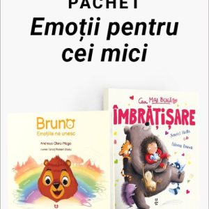 cover-8785.jpg Pachet Emoții pentru cei mici. Bruno. Emoțiile ne unesc/Cea mai bună îmbrățișare - Andreea Chiru-Maga