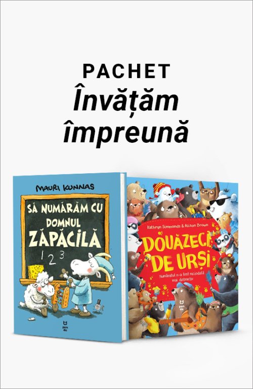 Pachet Învățăm împreună. Să numărăm cu domnul Zăpăcilă/Douăzeci de urși - Mauri Kunnas