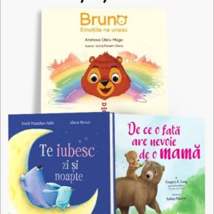 cover-8803.jpg Pachet Emoții și iubire. Bruno. Emoțiile ne unesc/Te iubesc zi şi noapte/De ce o fată are nevoie de o mamă - Andreea Chiru-Maga