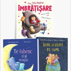 cover-8850.jpg Pachet Îmbrățișări și tandrețe. Cea mai bună îmbrățișare/Te iubesc zi şi noapte/Bine ai venit pe lume - Smriti Halls