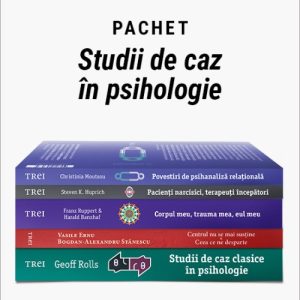 Pachet Studii de caz în psihologie. Studii de caz clasice în psihologie/Centrul nu se mai poate susține/Corpul meu, trauma mea, eul meu/Pacienți narcisici, terapeuți începători/Povestiri de psihanaliză relațională