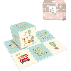 Covor bebe puzzle, gros, termoizolant, P5, 172,5x115x1,5 cm