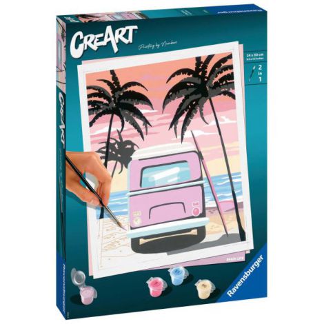 Creart - masina pe plaja 20131 Ravensburger