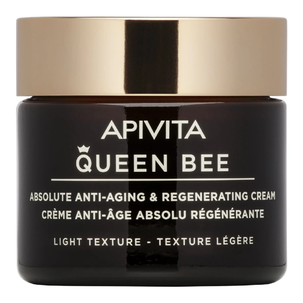 crema-antirid-lejera-queen-bee-50ml-apivita.png Crema de fata anti-age, regeneratoare cu textura lejera Queen Bee, 50 ml, Apivita