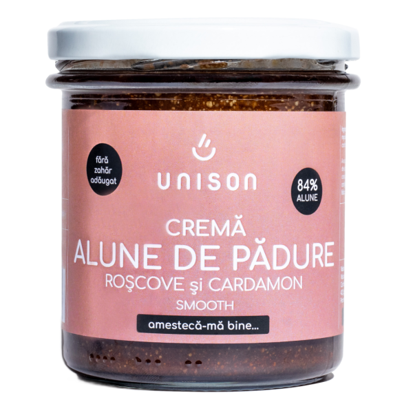 crema-de-alune-de-padure-cu-roscove-300g-unison.png Crema de alune de padure cu roscove, 300g, Unison