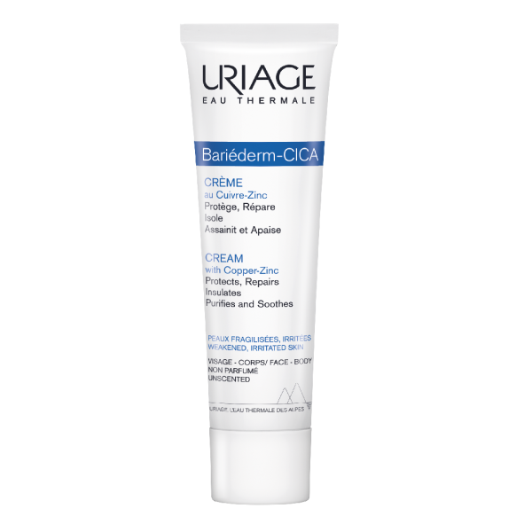 Crema reparatoare cu Zinc, Bariederm Cica, 100 ml, Uriage