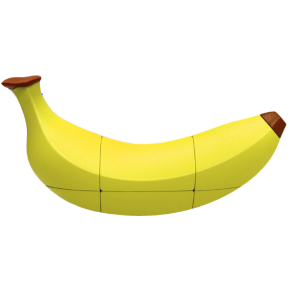Cub mecanic 2x2x3 - Banana