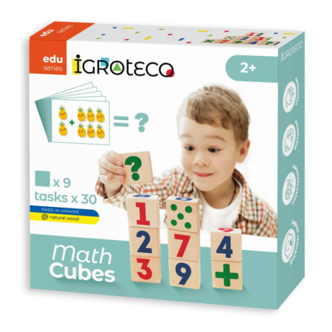 Cuburi matematice din lemn